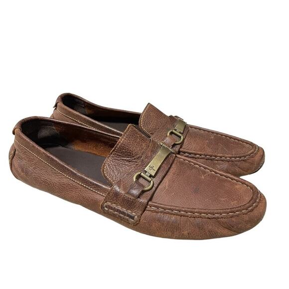 Cole Haan Other - Cole Haan Somerset Brown Leather Slip on Casual Driving Loafers Size 12